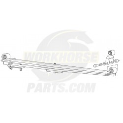 W0006431  -  Rear Spring & Shackle Asm (Can use RH & LH)